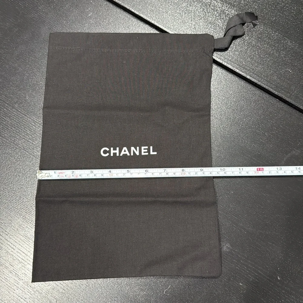 Chanel Black Signature Dust Bag